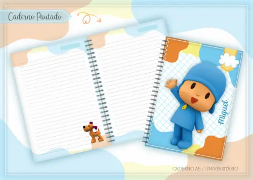 Caderno Universitário - Pocoyo Menino