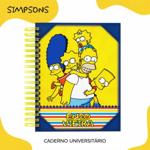 Caderno Universitário - Simpsons