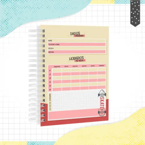 Caderno Universitário - Skate
