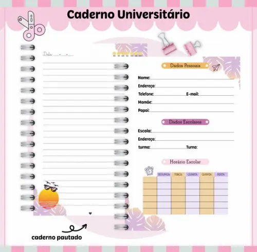 Caderno Universitário - Tardezinha