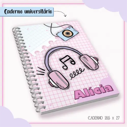 Caderno Universitário - Teen