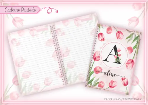 Caderno Universitário - Tulipa