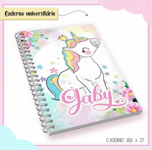 Caderno Universitário - Unicornio