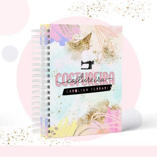 Caderno Universitário Costureira