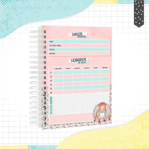 Caderno Universitário Grande - Anne