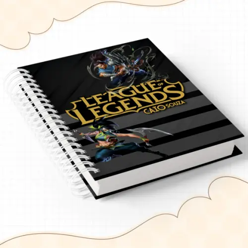 Caderno Universitário Grande - League Of Legends
