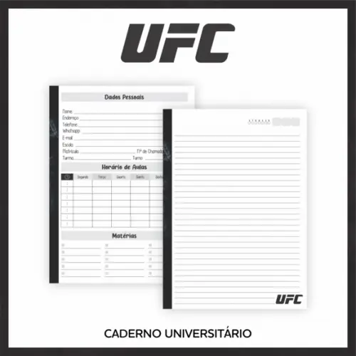 Caderno Universitário Grande - Ufc