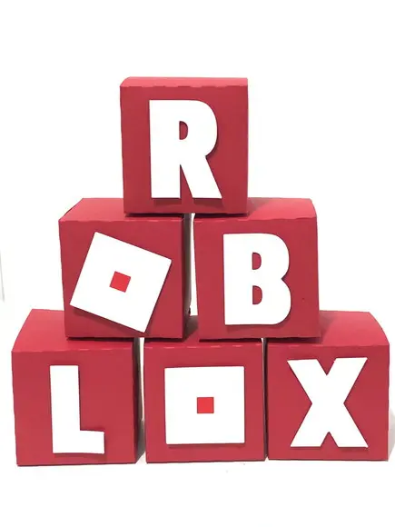 Caixa Cubo - Roblox (kit com 6)