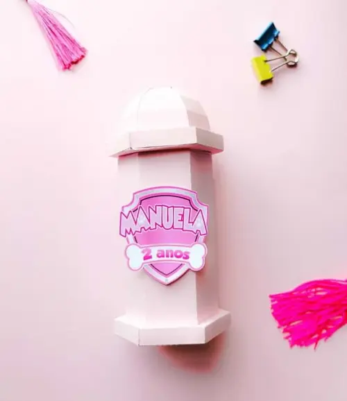 Caixa Hidrante - Patrulha Canina Rosa