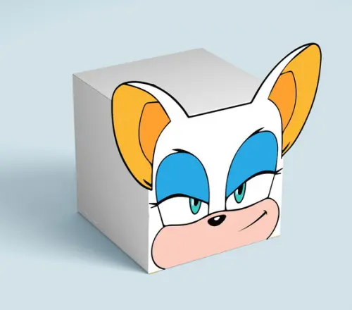 Caixa Cubo - Turma do Sonic