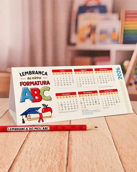 Calendário Lembrança de Formatura - Abc / Educação Infantil