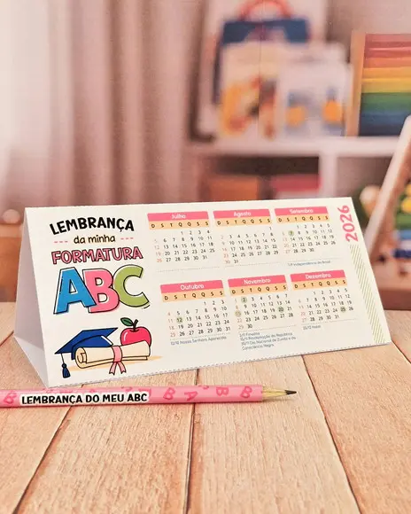 Calendário Lembrança de Formatura - Abc / Educação Infantil