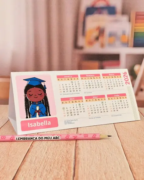 Calendário Lembrança de Formatura - Abc / Educação Infantil
