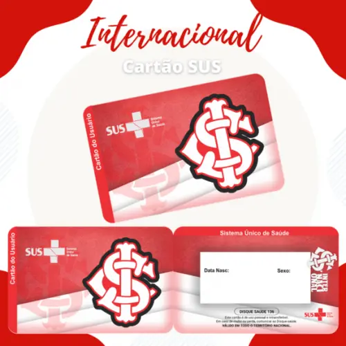 Cartão Sus - Plastificado - Internacional