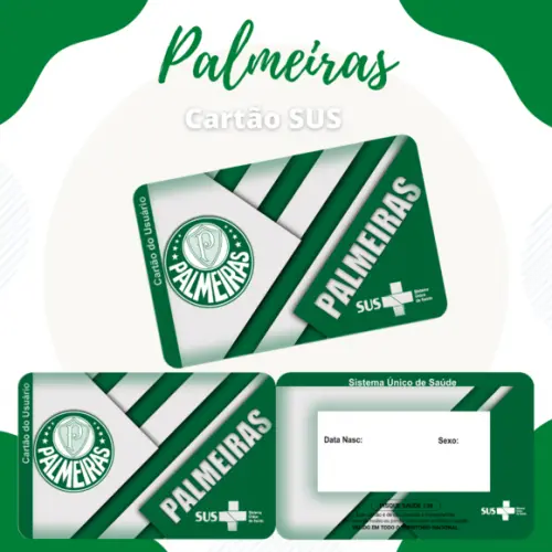 Cartão Sus - Plastificado - Palmeira