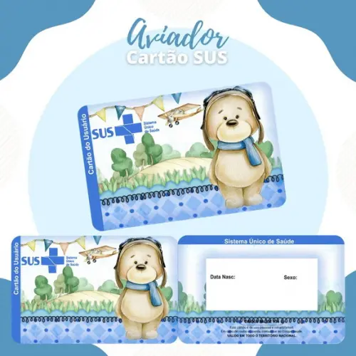 Cartão Sus - Pvc - Aviador