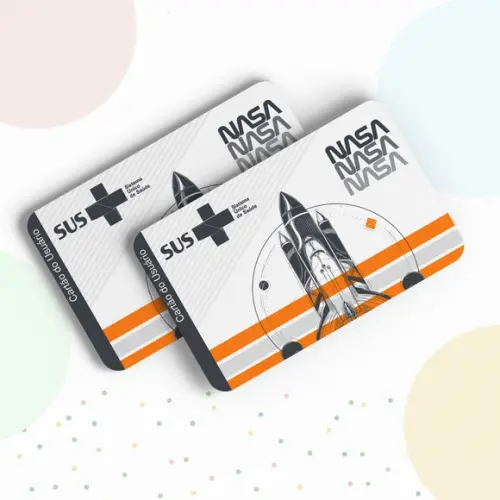 Cartão Sus - Pvc - Foguete