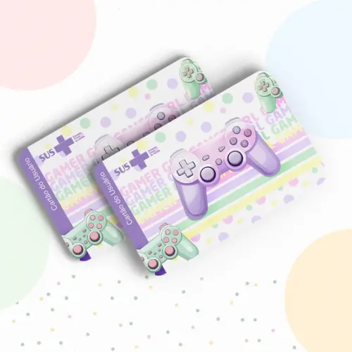 Cartão Sus - Pvc - Game Menina