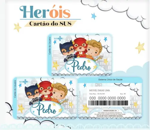 Cartão Sus - Pvc - Herois