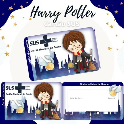 Cartão Sus - Pvc - Harry Potter