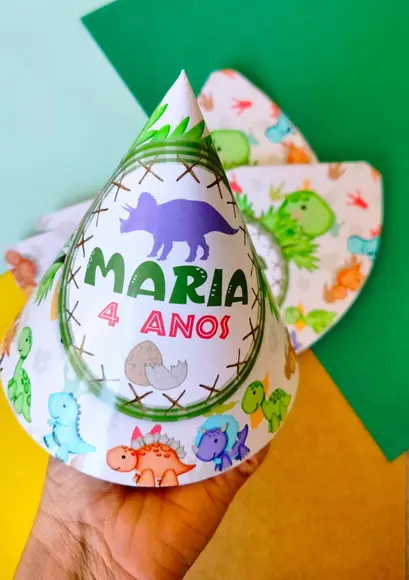 Chapeuzinho Festa - Dinossauro (todos os Temas)