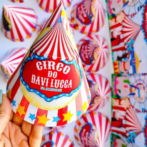 Chapéu de Festa - Circo (todos os Temas)