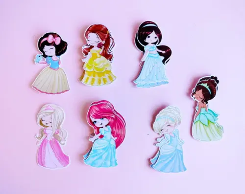Combo Apliques Diversos - Princesas