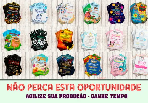 Combo Projeto Convites Virtuais/ Impressos