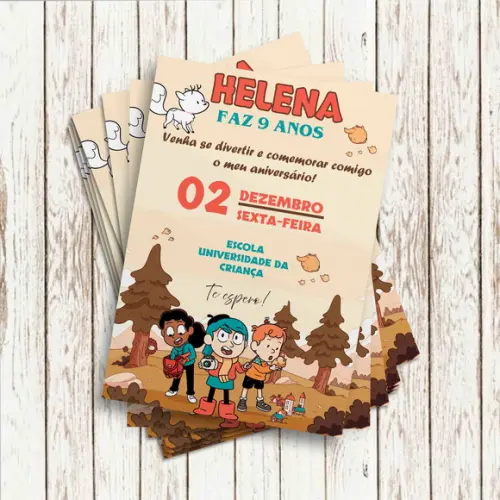 Convite Impresso - Hilda