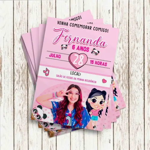 Convite Impresso - Luluca 04