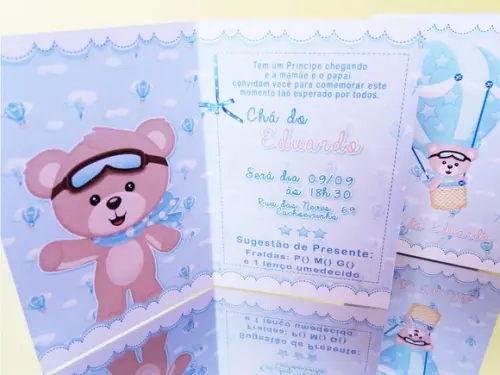Convite Urso Baloeiro