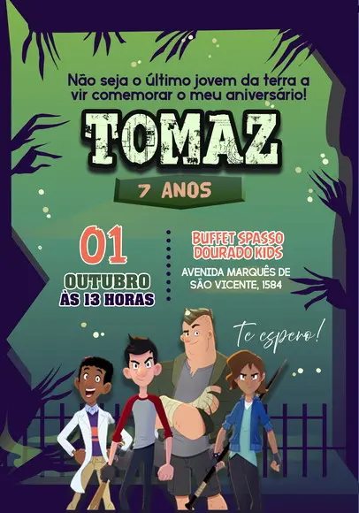 Convite Virtual - 4 Contra o Apocalipse