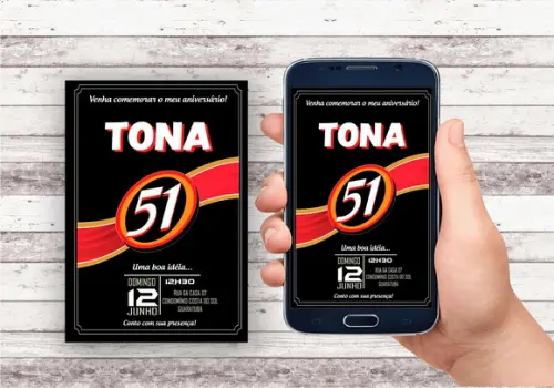 Convite Virtual - 51 Boa Ideia