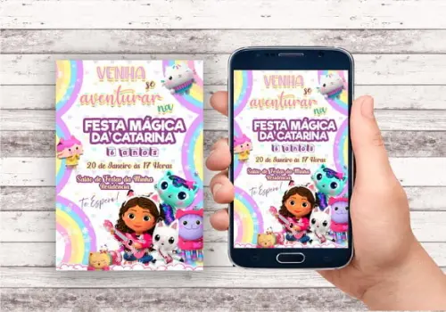 Convite Virtual - a Casa Mágica da Gabby 02