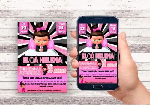 Convite Virtual - a Poderosa Chefinha Morena
