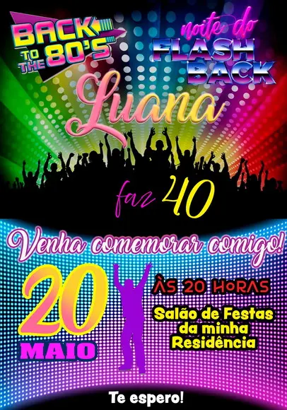 Convite Virtual - Balada - Flash Back