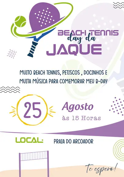 Convite Virtual - Beach Tennis 03