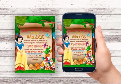 Convite Virtual - Branca de Neve 05