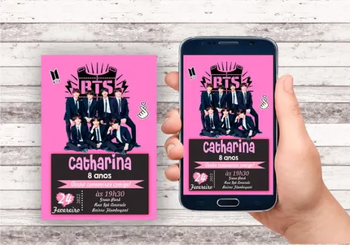 Convite Virtual - Bts 02