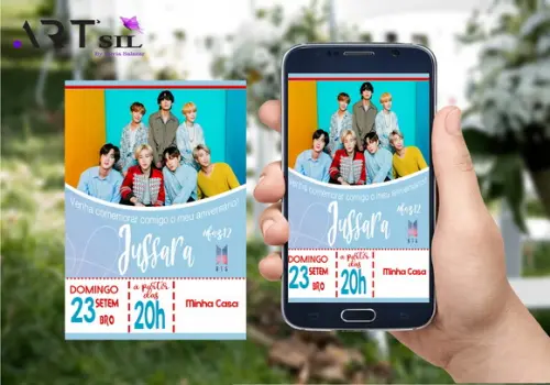Convite Virtual - Bts 03