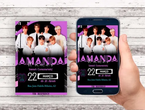Convite Virtual - Bts 04