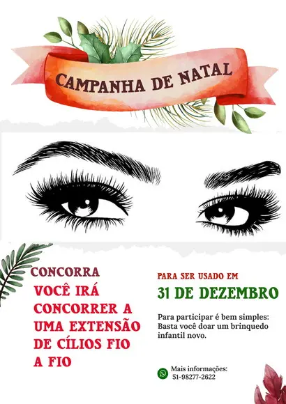 Convite virtual - Campanha de Natal 02 (com foto)