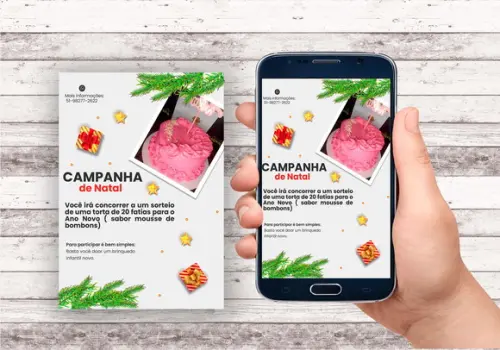 Convite virtual - Campanha de Natal 01 (com foto)