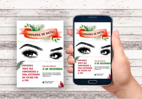 Convite virtual - Campanha de Natal 02 (com foto)