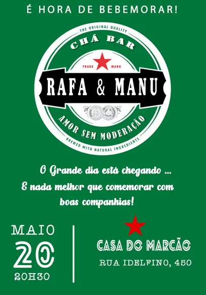 Convite Virtual - Cha Bar