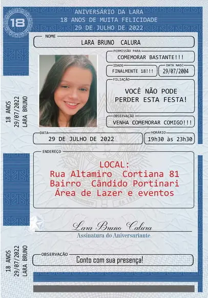 Convite Virtual - Cnh Azul