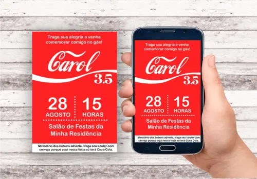 Convite Virtual - Coca Cola