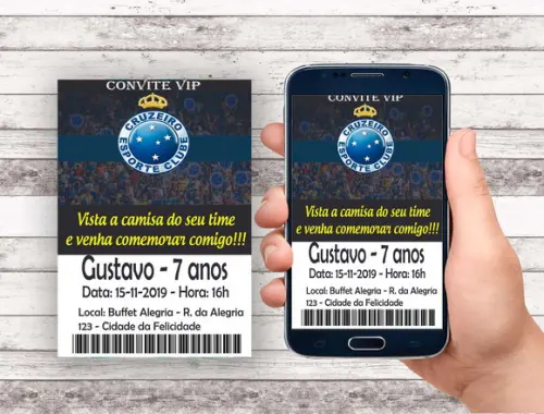 Convite Virtual - Cruzeiro
