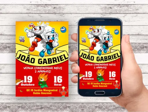 Convite Virtual - Cuphead 03