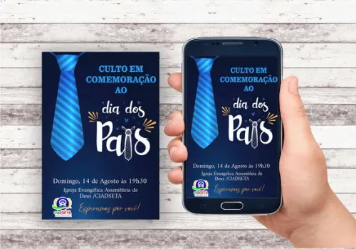 Convite Virtual - Dia dos Pais
